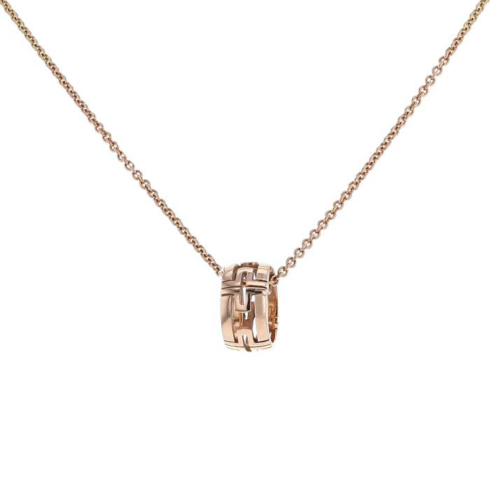 [Dawnora Jewelry]PARENTESI NECKLACE PINK GOLD