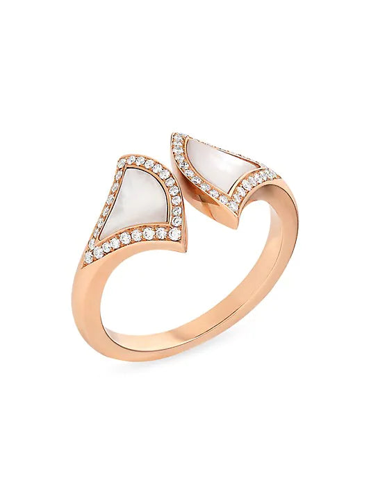 [Dawnora Jewelry]DREAM MOP DIAMOND OPEN RING