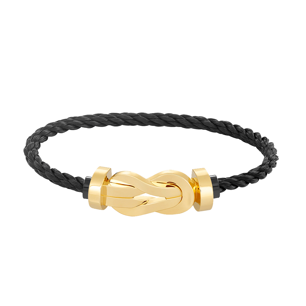 [Dawnora Jewelry]CHANCE LARGE 8 FIGURE BUCKLE NO DIAMOND BRACELET GOLD