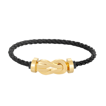 [Dawnora Jewelry]CHANCE LARGE 8 FIGURE BUCKLE NO DIAMOND BRACELET GOLD