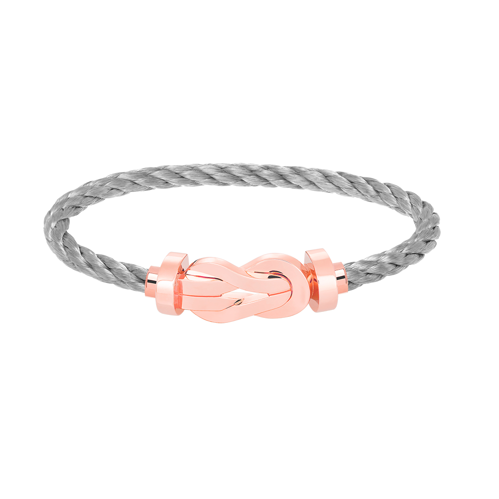 [Dawnora Jewelry]CHANCE LARGE 8 FIGURE BUCKLE NO DIAMOND BRACELET ROSE GOLD