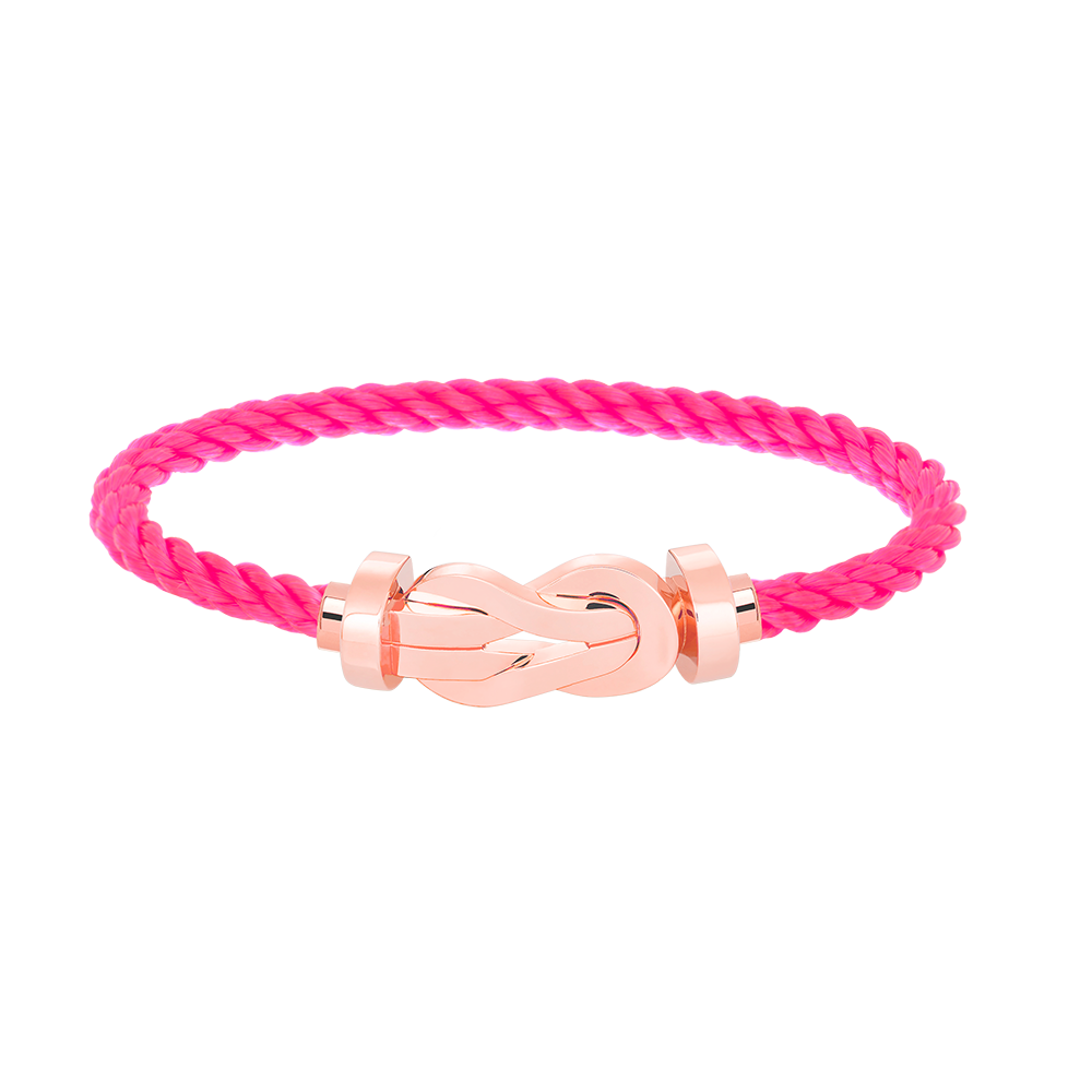 [Dawnora Jewelry]CHANCE LARGE 8 FIGURE BUCKLE NO DIAMOND BRACELET ROSE GOLD