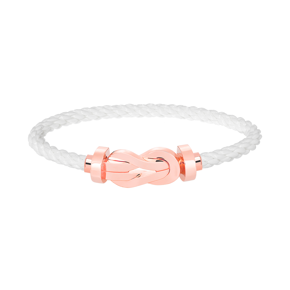 [Dawnora Jewelry]CHANCE LARGE 8 FIGURE BUCKLE NO DIAMOND BRACELET ROSE GOLD
