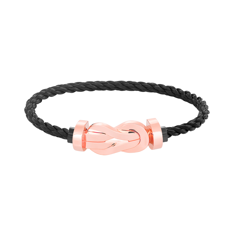 [Dawnora Jewelry]CHANCE LARGE 8 FIGURE BUCKLE NO DIAMOND BRACELET ROSE GOLD