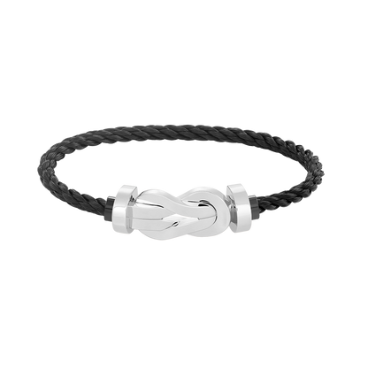 [Dawnora Jewelry]CHANCE LARGE 8 FIGURE BUCKLE NO DIAMOND BRACELET SILVER
