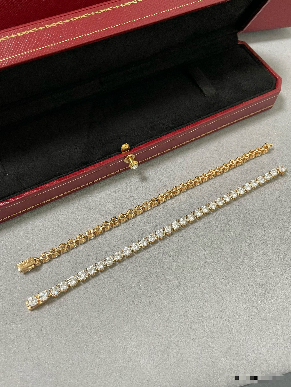 [Dawnora Jewelry]TENNIS BRACELET WITH FULL DIAMOND SETTING