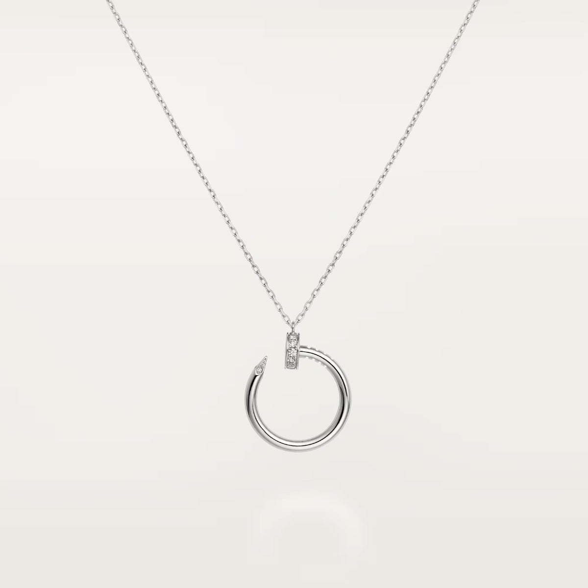 [Dawnora Jewelry]JUSTE NECKLACE HALF DIAMOND