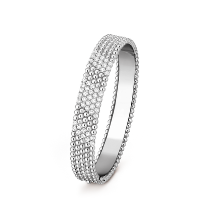 [Dawnora Jewelry]  FIVE-ROW DIAMOND BRACELET