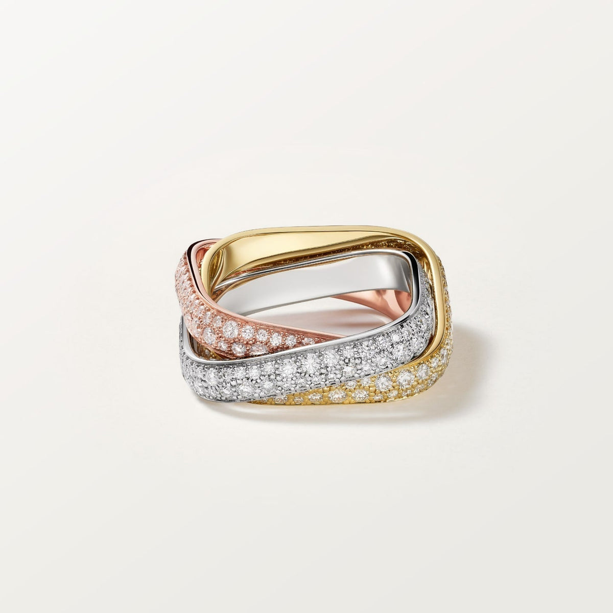 [Dawnora Jewelry]TRINITY 3.5MM CUSHION RING COLLECTION