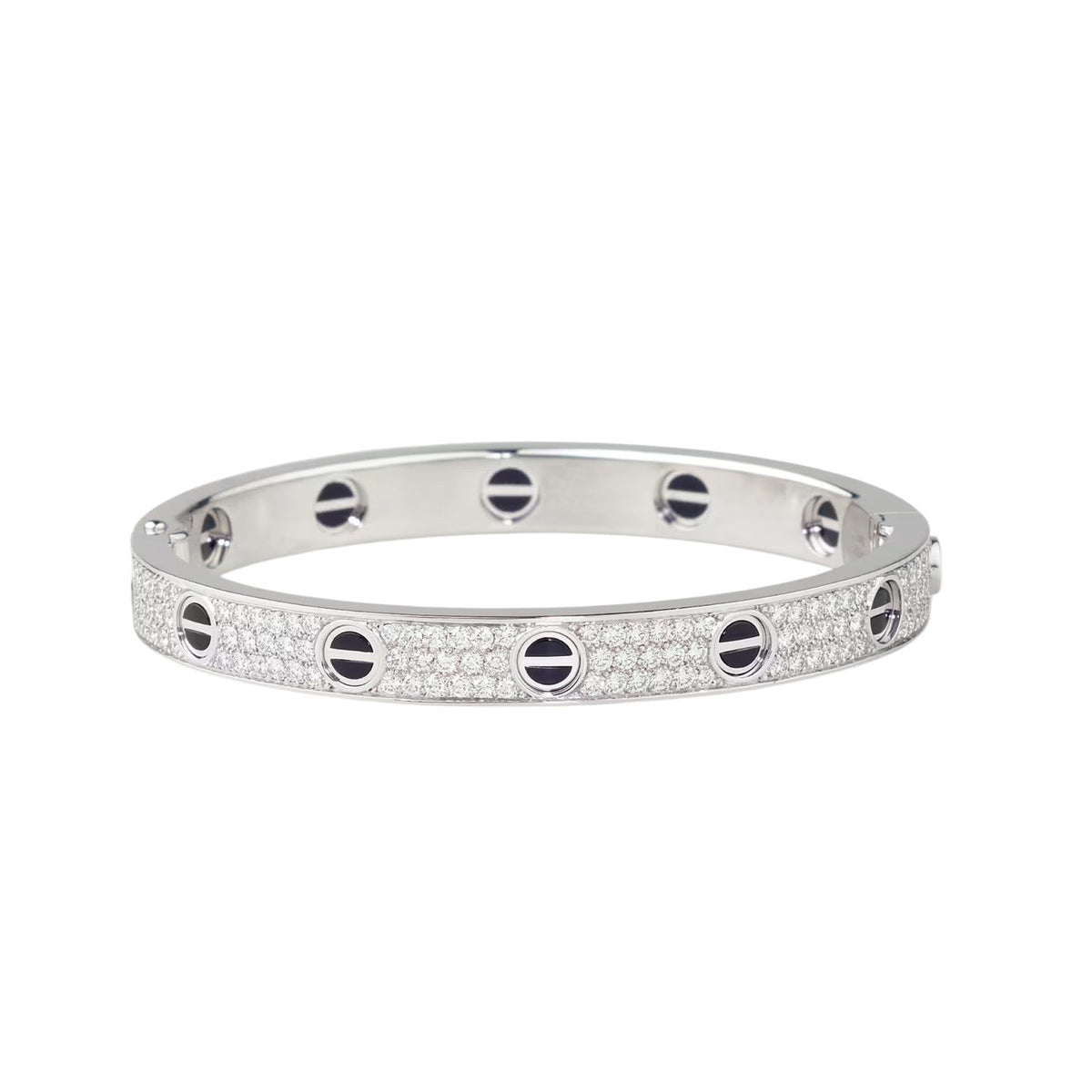 [Dawnora Jewelry]LOVE BRACELET 6.1MM DIAMOND-PAVED CERAMIC