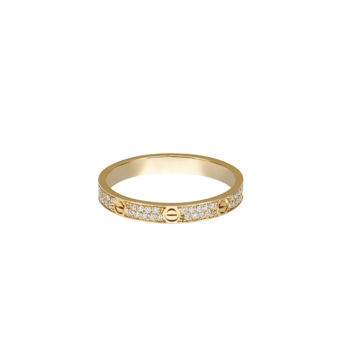 [Dawnora Jewelry]LOVE RING 2.65MM DIAMOND