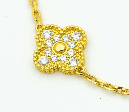 [Dawnora Jewelry] CLOVER 5 MOTIF LASER BRACELET COLLECTION