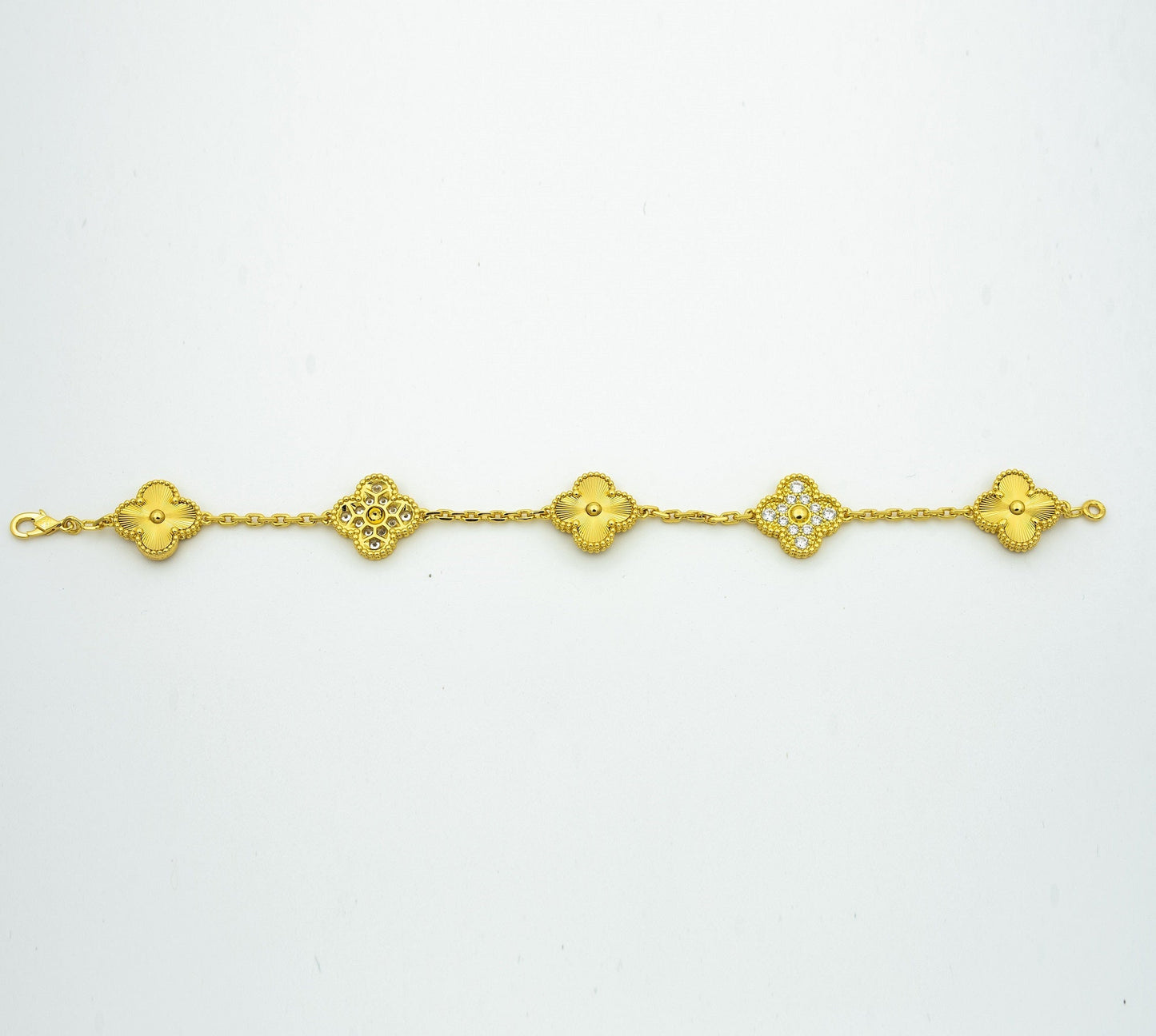 [Dawnora Jewelry] CLOVER 5 MOTIF LASER BRACELET COLLECTION