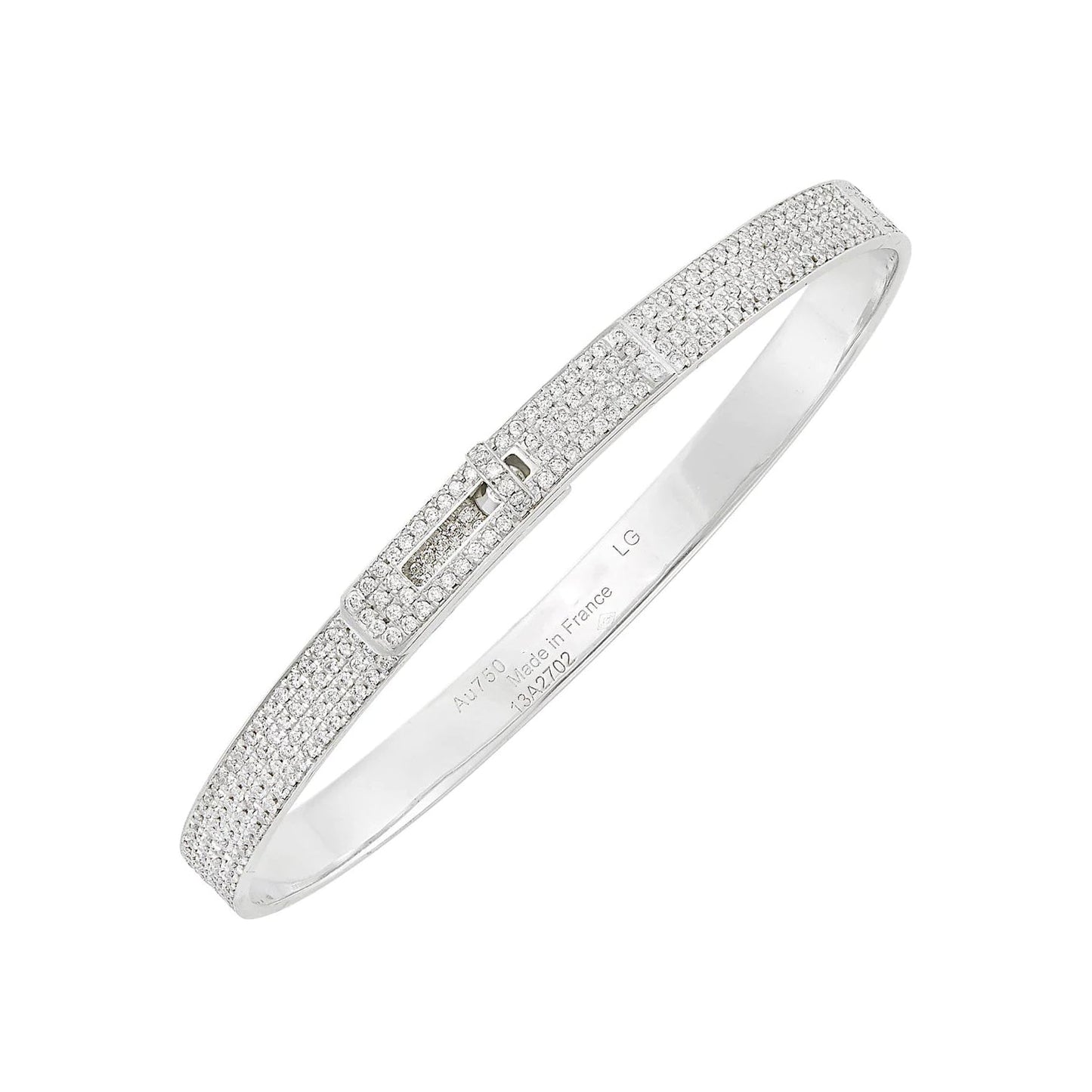 [Dawnora Jewelry]HM KELLY BRACELET IN SILVER AND FULL PAVE DIAMOND