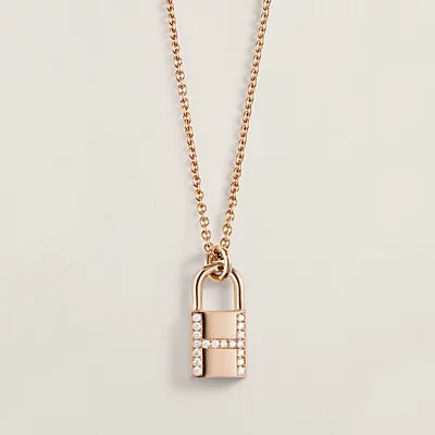 [Dawnora Jewelry]HM ADVANCED NICHE LOCK HEAD NECKLACE DIAMONDS