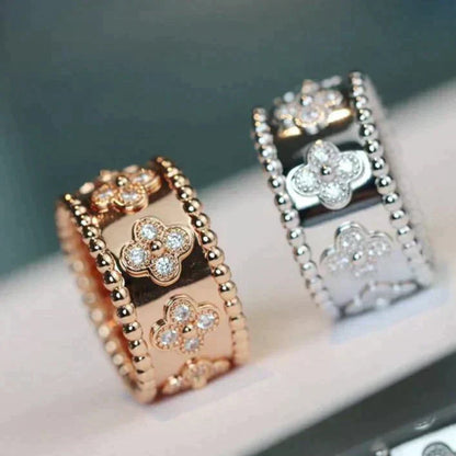 [Dawnora Jewelry]CLOVER KALEIDOSCOPE RING 10MM