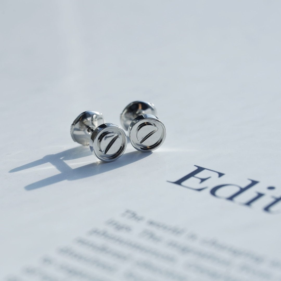 [Dawnora Jewelry]LOVE EARRINGS SILVER 10MM