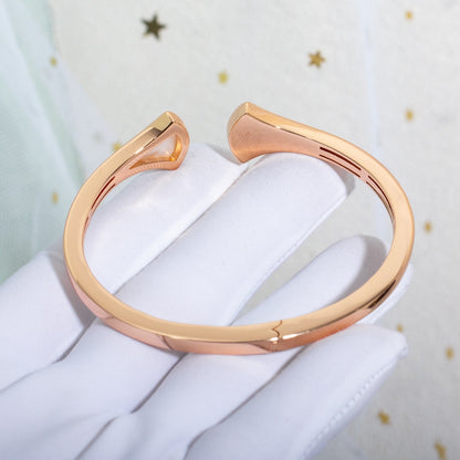 [Dawnora Jewelry]DREAM BRACELET OPEN PINK GOLD MOP DIAMOND