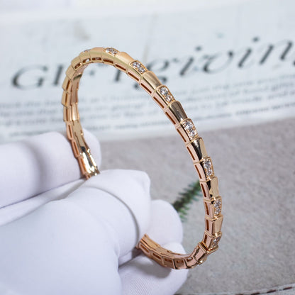 [Dawnora Jewelry]SERPENTI BRACELET PINK GOLD DIAMOND