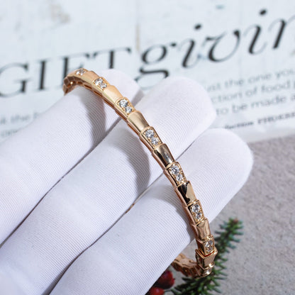 [Dawnora Jewelry]SERPENTI BRACELET PINK GOLD DIAMOND