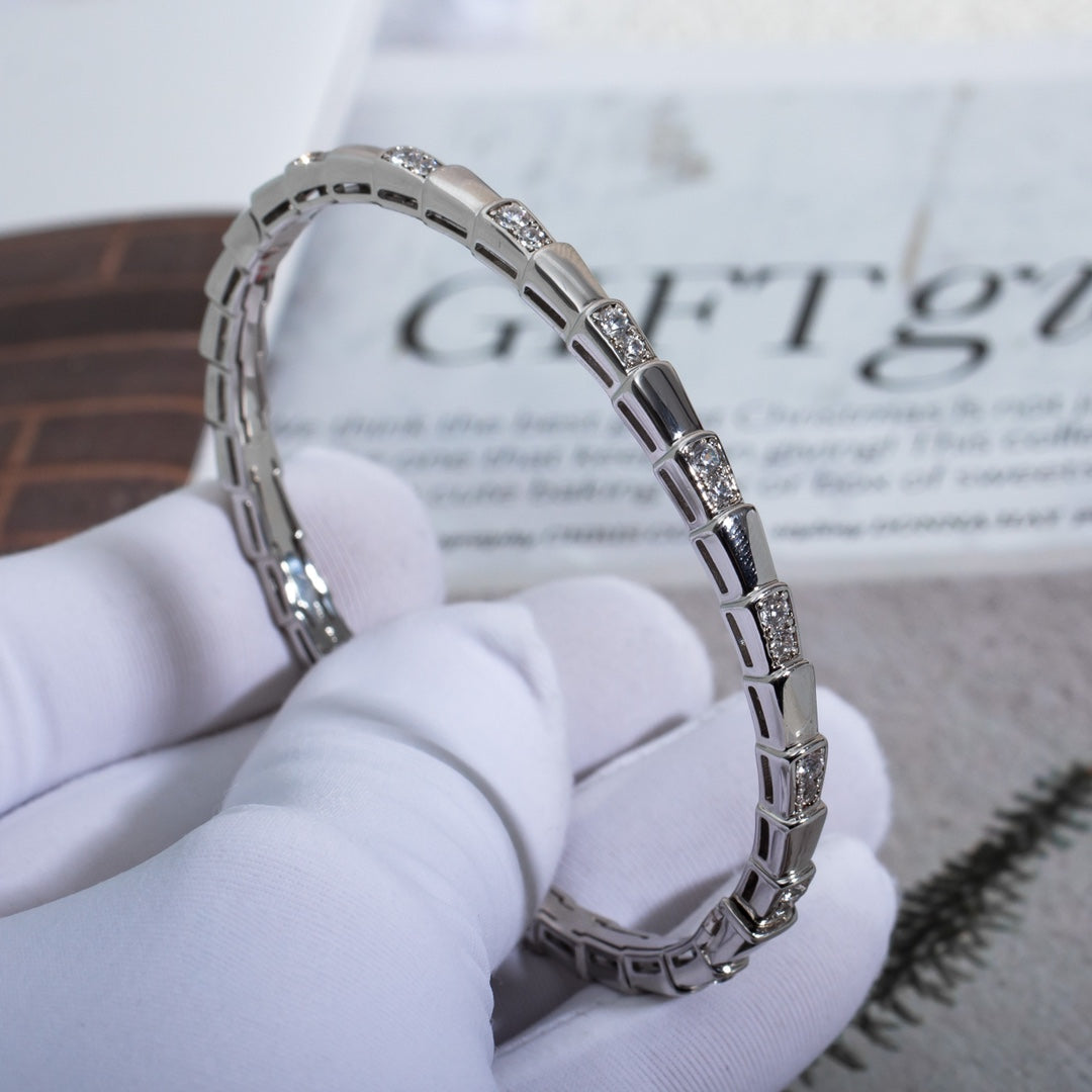 [Dawnora Jewelry]SERPENTI BRACELET SILVER DIAMOND