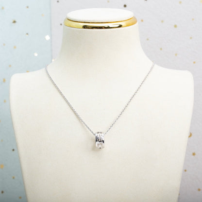 [Dawnora Jewelry]PARENTESI NECKLACE SILVER