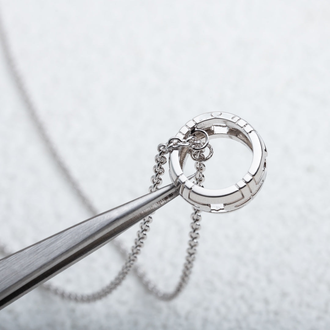 [Dawnora Jewelry]PARENTESI NECKLACE SILVER