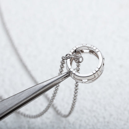 [Dawnora Jewelry]PARENTESI NECKLACE SILVER