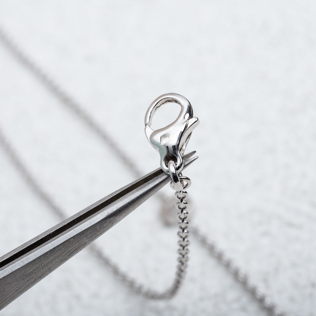 [Dawnora Jewelry]PARENTESI NECKLACE SILVER