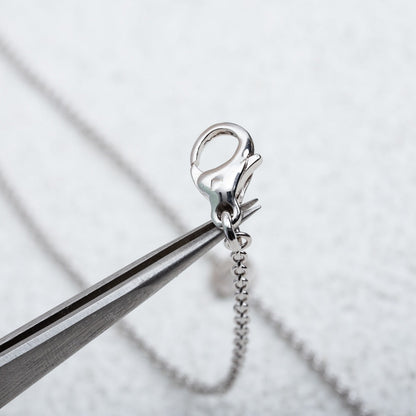 [Dawnora Jewelry]PARENTESI NECKLACE SILVER