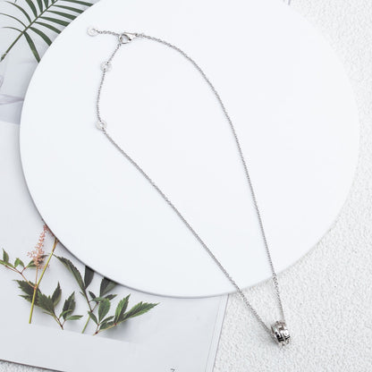[Dawnora Jewelry]PARENTESI NECKLACE SILVER