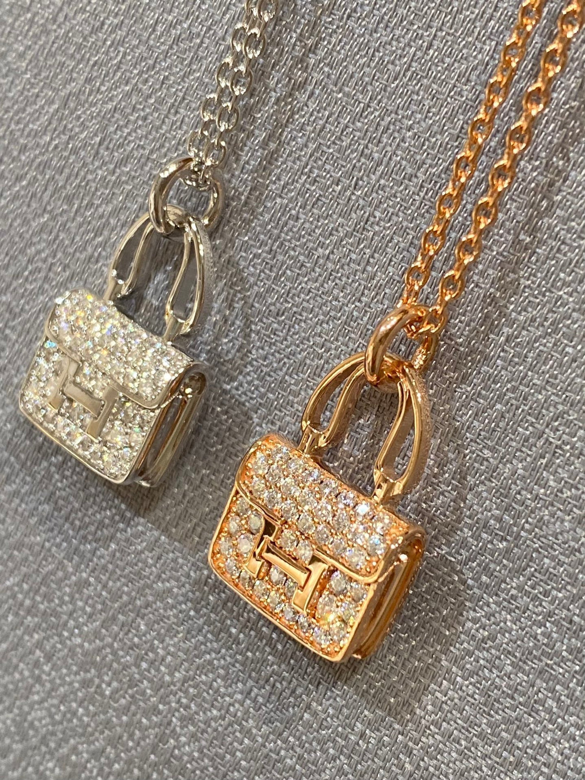 [Dawnora Jewelry]CONSTANCE PEDANT DIAMOND NECKLACE