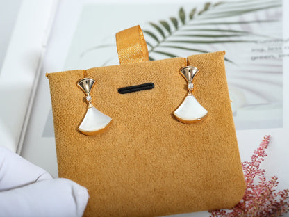 [Dawnora Jewelry]DREAM MOP PINK GOLD EARRINGS