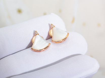 [Dawnora Jewelry]DIVAS DREAM EARRINGS PINK GOLD