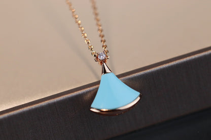 [Dawnora Jewelry]DREAM NECKLACE TURQUOISE PINK GOLD