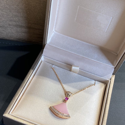 [Dawnora Jewelry]DREAM NECKLACE PINK OPAL