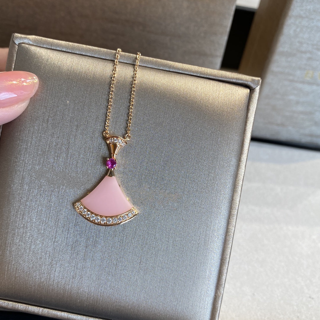 [Dawnora Jewelry]DREAM NECKLACE PINK OPAL