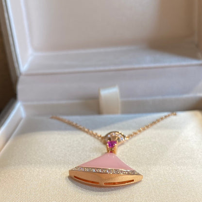 [Dawnora Jewelry]DREAM NECKLACE PINK OPAL