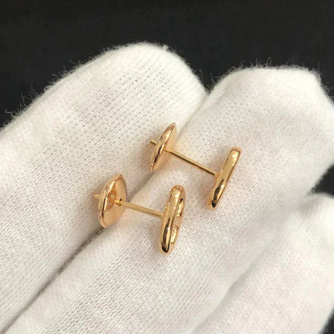 [Dawnora Jewelry]CHAINE SMALL EARRINGS GOLD AND SILVER