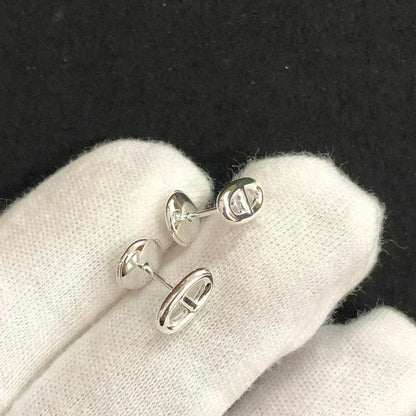 [Dawnora Jewelry]CHAINE SMALL EARRINGS GOLD AND SILVER