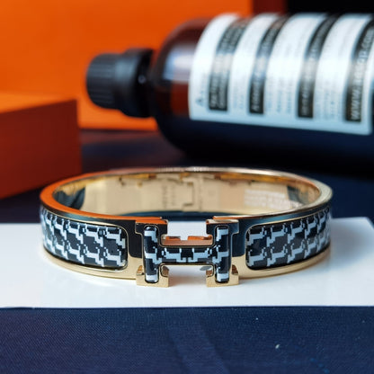 [Dawnora Jewelry]H HORSE BRACELET 12MM