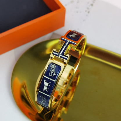 [Dawnora Jewelry]H COUVERTURES DARK BLUE BRACELET