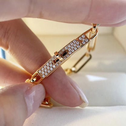 [Dawnora Jewelry]CHAINE BRACELET SMALL MODEL DIAMOND