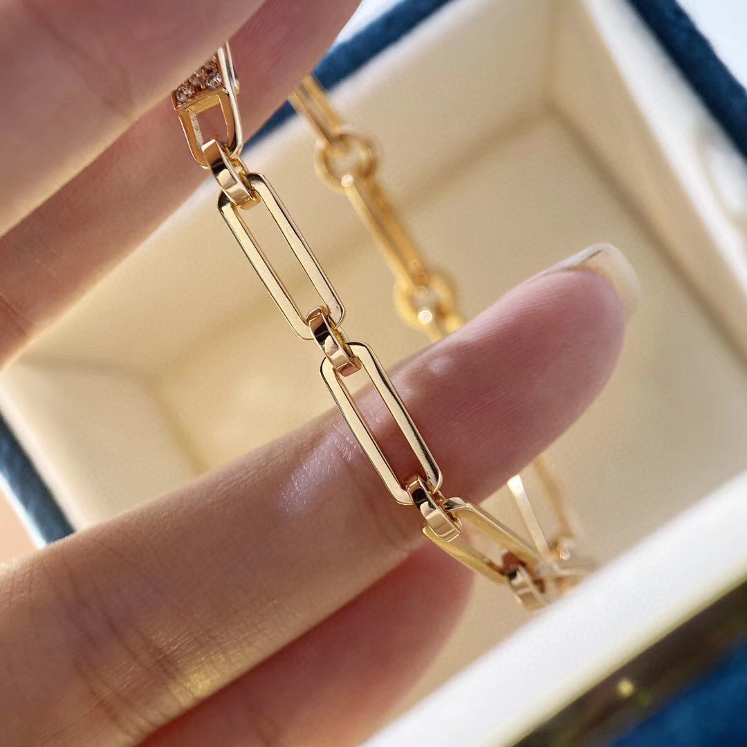 [Dawnora Jewelry]CHAINE BRACELET SMALL MODEL DIAMOND
