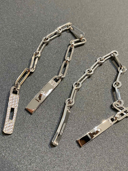 [Dawnora Jewelry]CHAINE BRACELET SMALL MODEL DIAMOND