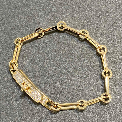 [Dawnora Jewelry]CHAINE BRACELET SMALL MODEL DIAMOND