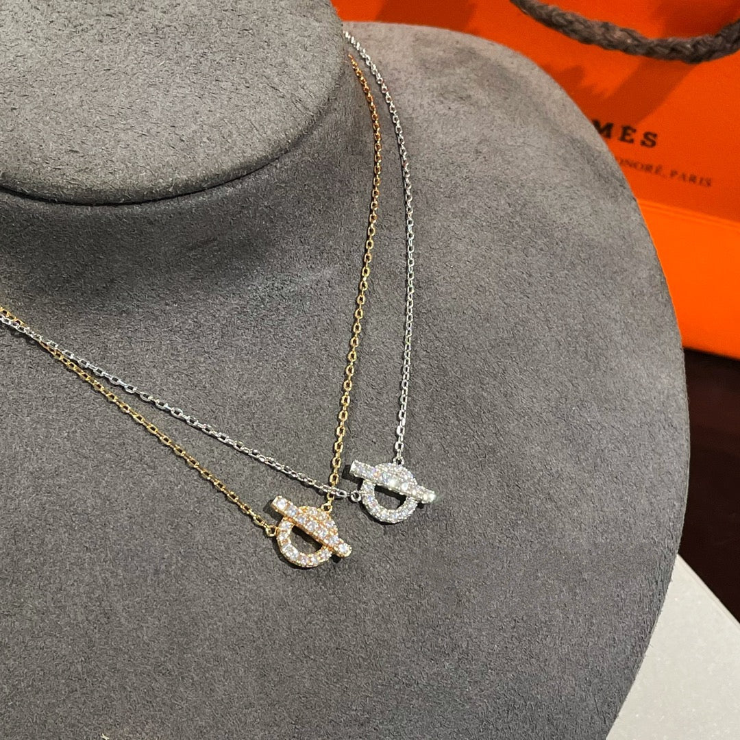 [Dawnora Jewelry]ECHAPEE NECKLACE DIAMOND