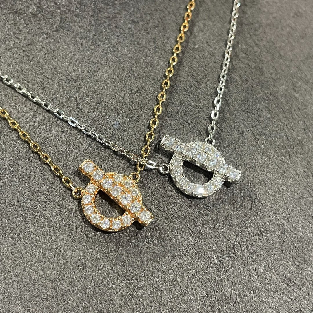 [Dawnora Jewelry]ECHAPEE NECKLACE DIAMOND