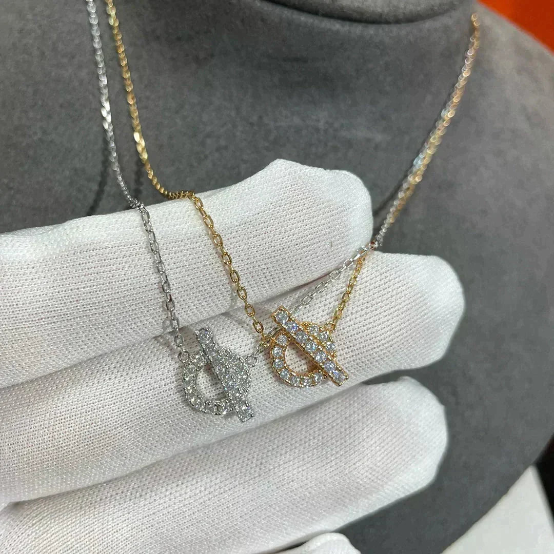[Dawnora Jewelry]ECHAPEE NECKLACE DIAMOND