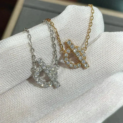 [Dawnora Jewelry]ECHAPEE NECKLACE DIAMOND